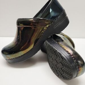 Dansko Professional Women's Clogs Petrol Patent Size 36 5.5-6